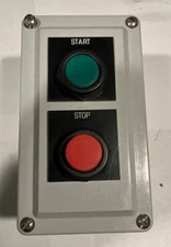 Start/stop Electrical Hand station Stahlin #CF1PB w/ C3 Controls CBNC & CBNO
