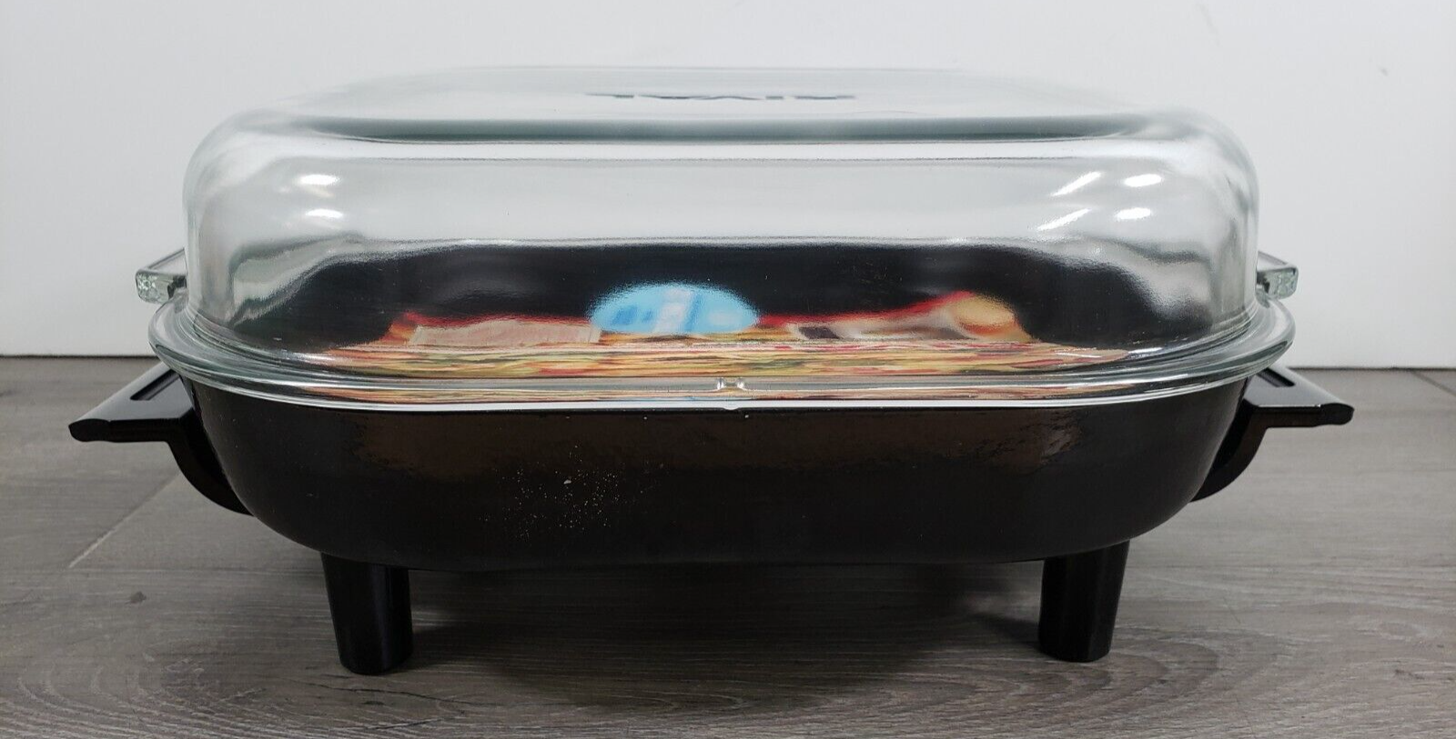 Rival Electric Skillet Frying Pan W/ GLASS DOMED LID 5102 10.5" x 10.5