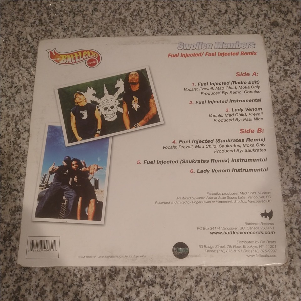 SWOLLEN MEMBERS - FUEL INJECTED (+REMIX) / LADY VENOM (12