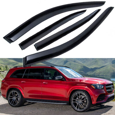 Rain Guards Vent Shade Deflector Window Visor for 2020-Up Mercedes GLS450 GLS580