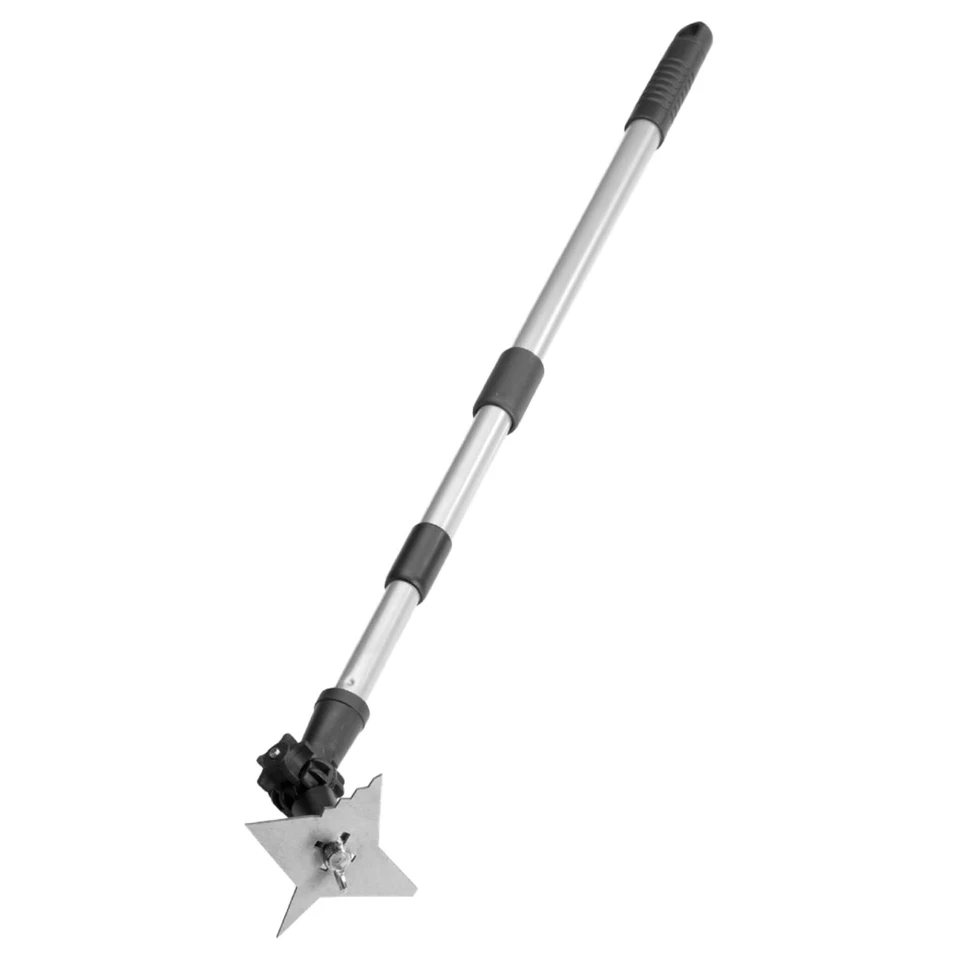 MAXIMEX 4 Zack Fugen Kratzer Unkraut Moos Entferner mit Teleskop Stiel Terrasse - Bild 2 von 4