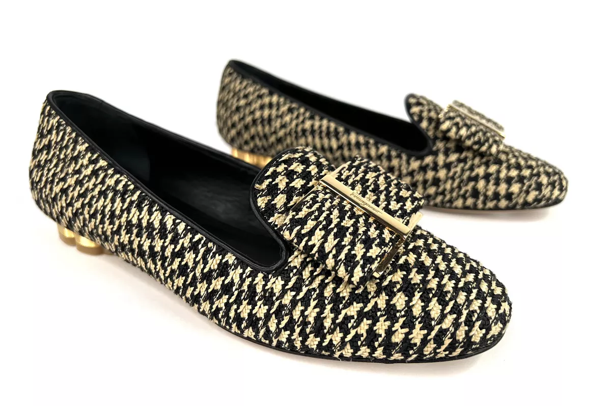 Ferragamo sarno bow best sale loafer