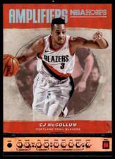 2018-19 NBA HOOPS AMPLIFIERS CJ MCCOLLUM TRAIL BLAZERS #AMP-7 INSERT