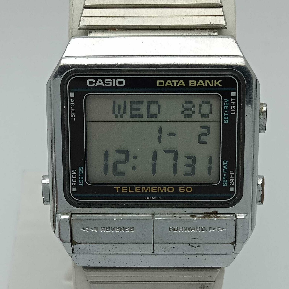 Casio Data Bank 262 Quartz DB-500 Digital Vintage Men's Watch