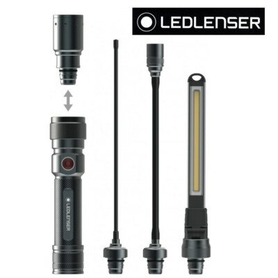LEDLENSER Taschenlampe Led Workers Friend 4 in 1 Akku Arbeitsleuchte mit Magnet