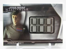 ADMIRAL PIETT STAR WARS MASTERWORK IMPERIAL RANK BADGE MEDALLION! 