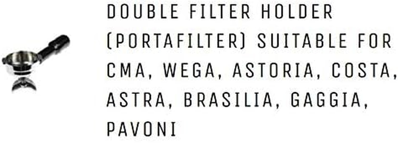 Filterhalter Astoria 2 Tassen für CMA/Wega Kaffeemaschine