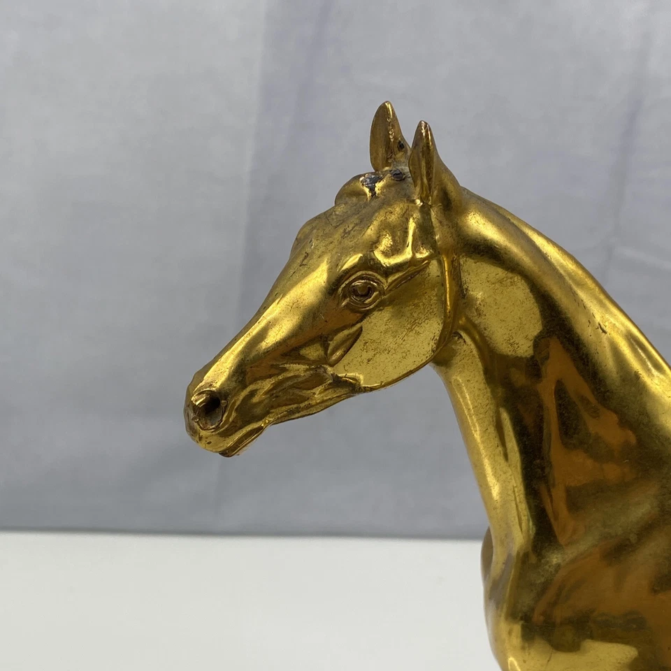 Vintage Horse Statue Trophy 1959 12.5" Tall (Base 10" Wide by 5.5" Depth) - Image 3 of 4