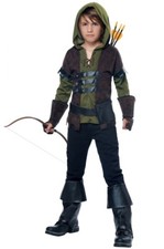 Boys Robin Hood Archer Kids Halloween Costume Size XL 12/14