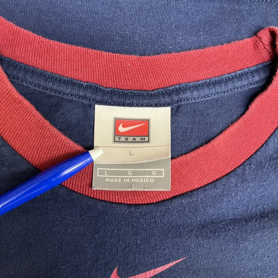 Camiseta De Colección Nike Equipo Nacional de Fútbol de Estados Unidos Para Hombre Manga Larga Talla L Usada en Excelente Condición Foto 4 de 4