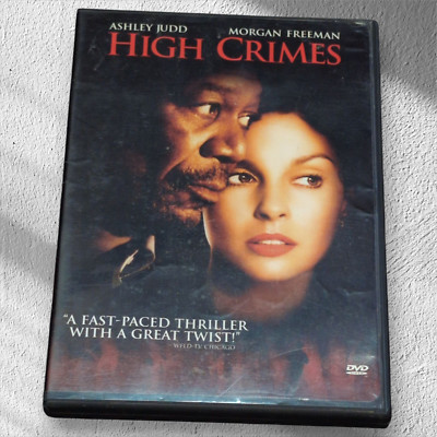 High Crimes DVD THE MOVIE JIM Caviezel Morgan Freeman Ashley Judd