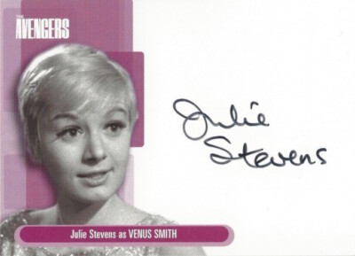 The Avengers Definitive 1 - Autogramm A-5 Julie Stevens als Venus Smith