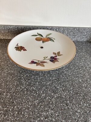 Royal Worcester - Evesham - Kuchenständer mit Fuß - ca. 9'' Durchmesser