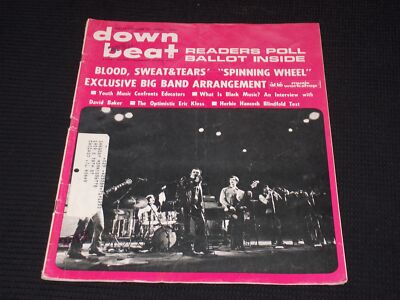 1969 SEPTEMBER 18 DOWN BEAT MAGAZINE - BLOOD SWEAT & TEARS COVER - L 15304