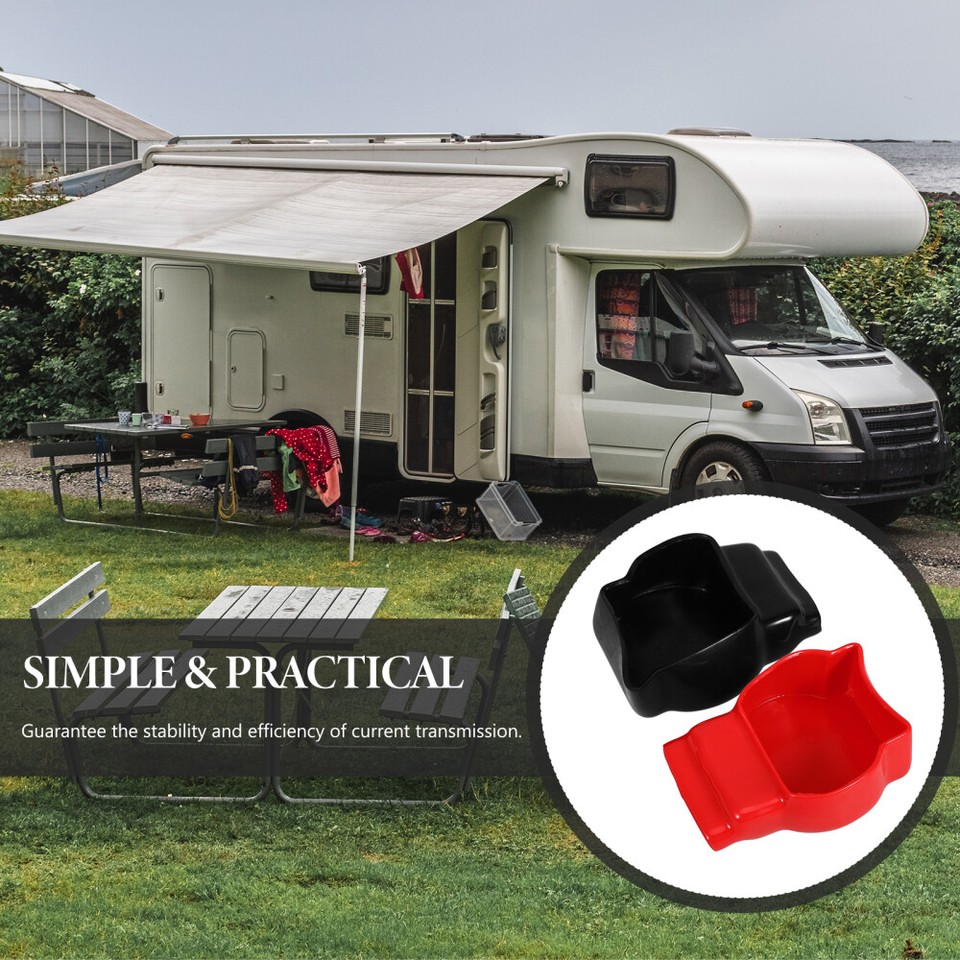 2pcs Car Battery Post Cover Rv Battery Cover Battery Terminal Cover Cap