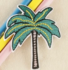 PALM TREE - Embroidered Iron-On/Sew-On Patch