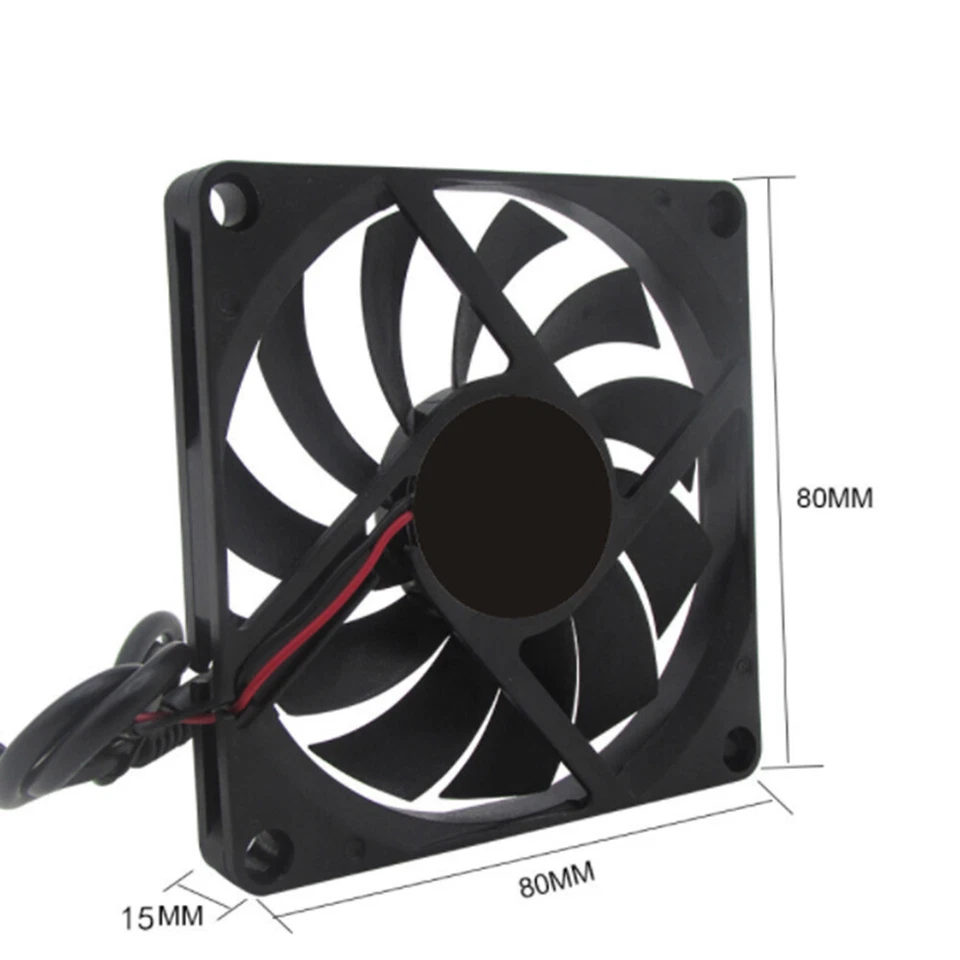 Router Cooling Fan Rack TV Box Wireless Router Cooling USB 5V 80mm Cat Radiator - Image 2 of 4