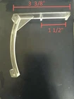 Valance Clips Curved for Vertical Blind Channel Panel - Clear