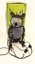 Lighted Animated Multi-Motion Halloween OWL Indoor/Outdoor Decoration Vintage