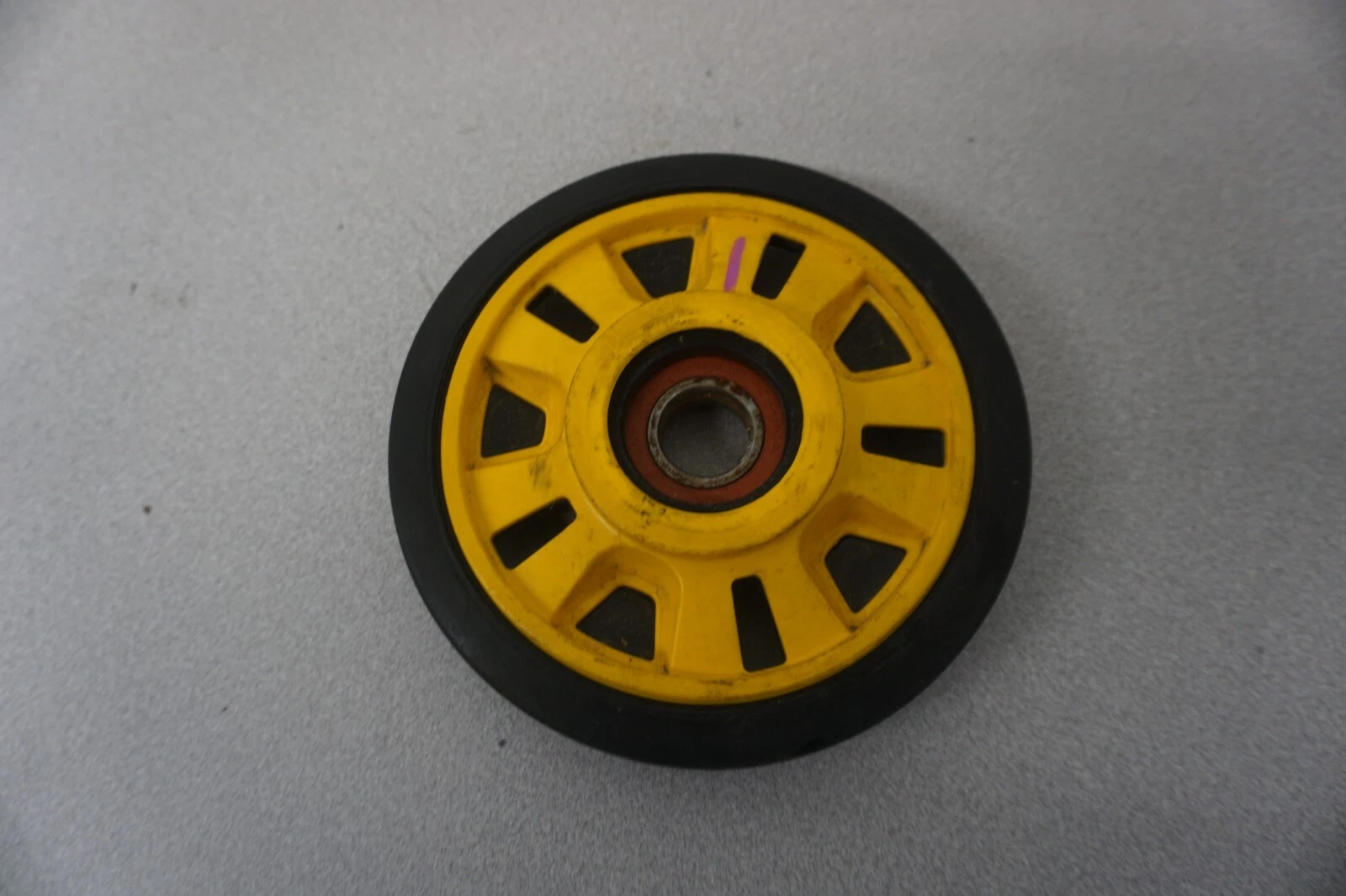 2009-2012 Ski-Doo OEM Track Idler Wheel Yellow 141mm MXZ Renegade Adrenaline