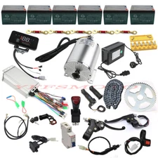 72V 3000W Brushless Electric Motor Assembly Full Kits for Go Kart Scooter E-bike