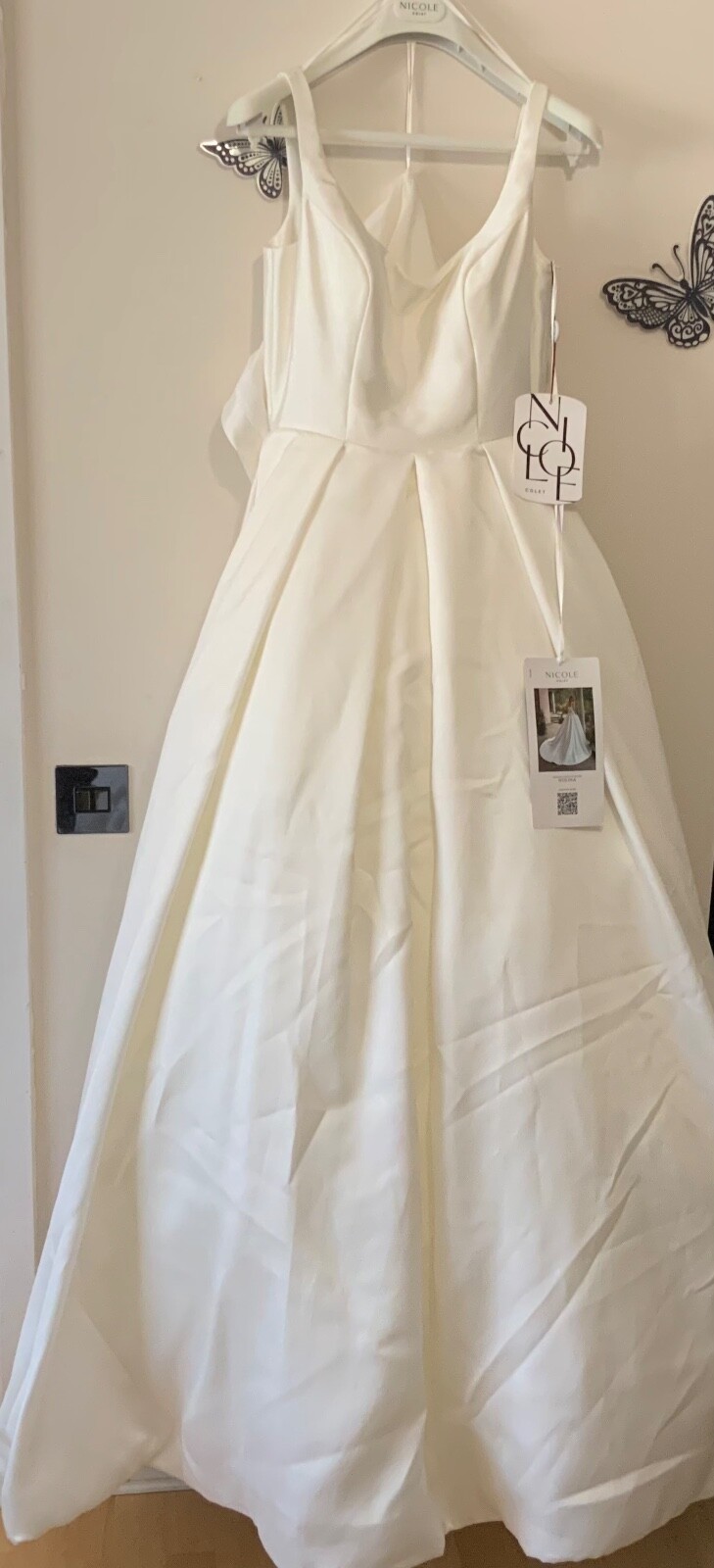 NICOLE MILANO NOLINA QUEENLY ROMANTICISM - UK 10 - Off white - RRP £2,810 image 5