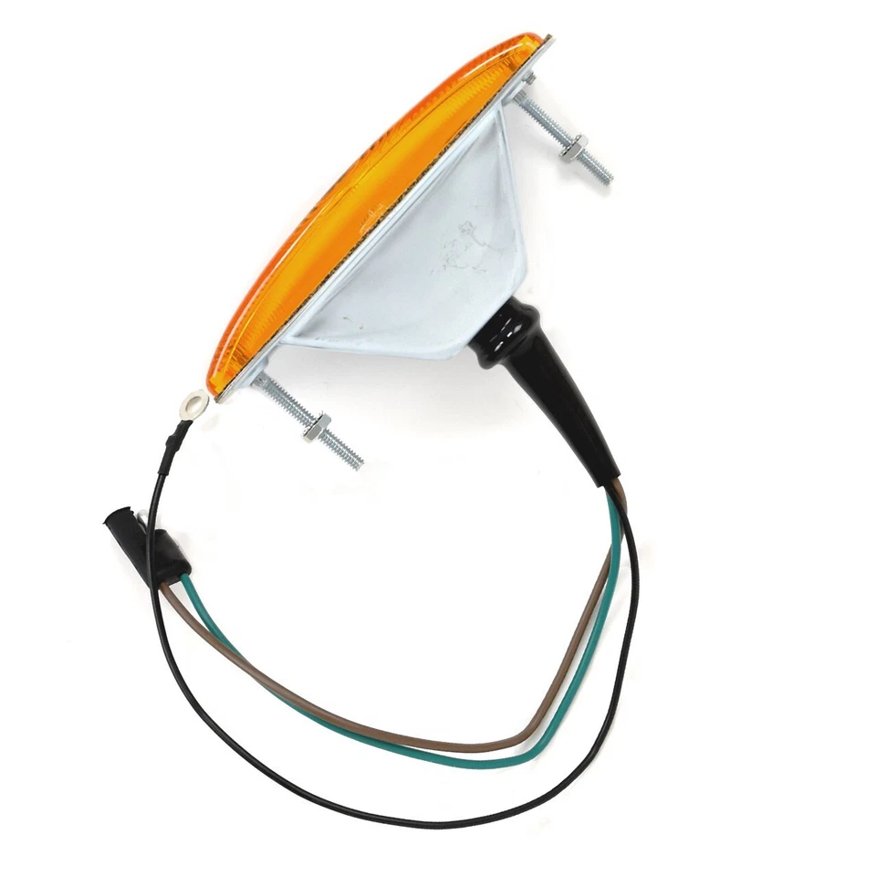 ¡NUEVO! Conjunto de luces de estacionamiento intermitentes Ford Bronco 1969-1977 con lente ámbar Foto 4 de 4