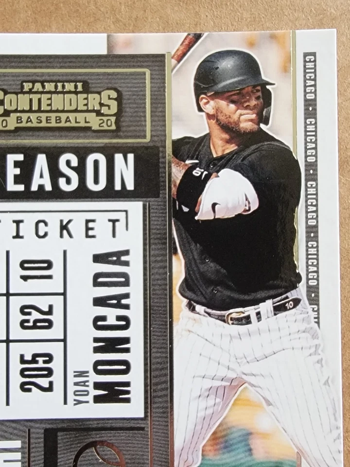 Yoan Moncada 2020 Panini Contenders Season Ticket Baseball Card #56 - Image 3 of 4