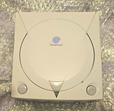 Sega Dreamcast GDEMU Konsole mit DreamPSU. Gereinigt & Zurück zur Originalfarbe