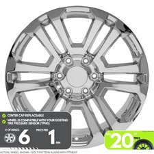 20inch Chrome Alloy 6x5.5 Wheel Rim For Chevrolet Avalanche 1500 Oeor033 20x9 6