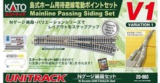KATO 20-860 V1 Passing Siding Electric Point Set for Island Platform New