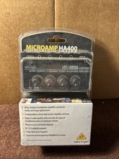 Behringer MicroAmp HA400 Amplificatore per cuffie stereo 4 canali