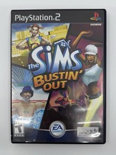 The Sims Bustin' Out Sony PlayStation 2 PS2 NO Manual