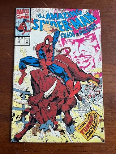 AMAZING SPIDER-MAN CHAOS IN CALGARY # 4 FINE/VF MARVEL COMICS 1993