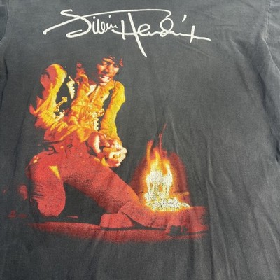 Vtg '90s Jimi Hendrix The Ultimate Experience Black Shirt L Single