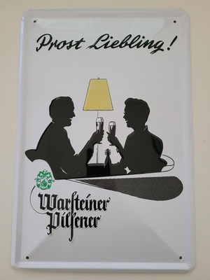 Retro Tin Sign Warsteiner Brewery inc Free Shipping