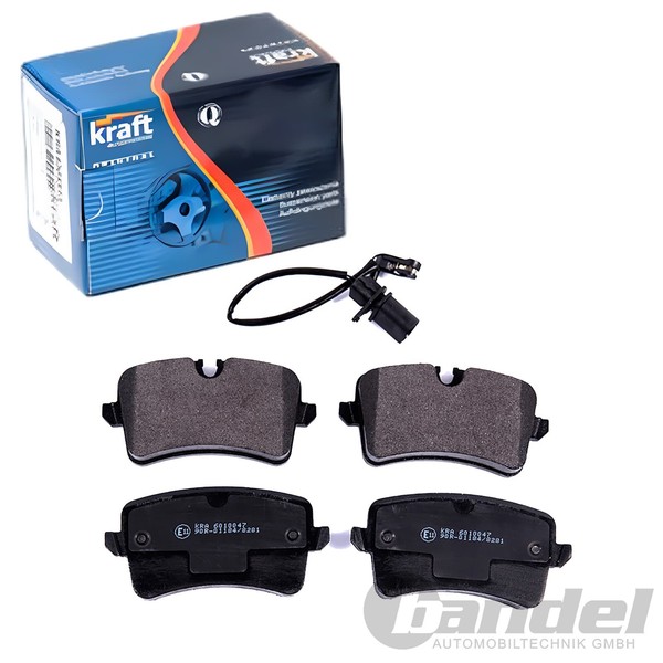 Kraft BREMSBELÄGE-SATZ Hinterachse Passend FüR Audi A4 A5 A6 A7 A8 Porsche-image