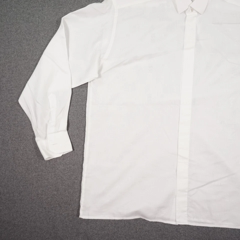 Eterna Gala Herren Hemd Gr. 43 Weiß Langarm Smoking Kläppchenkragen Vatermörder - Bild 2 von 4