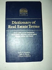 Dictionary of Real Estate Terms Paperback Jack, Friedman, Jack Ha