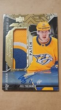 Eeli Tolvanen 2018-19 SPx - Ud Black Rookie Trademarks Relics #RT-ET Auto Patch