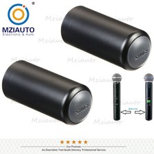 2X For Shure PGX2 SLX2 Mic Cordless Microphone Cup Battery Screw on Cap Cover US