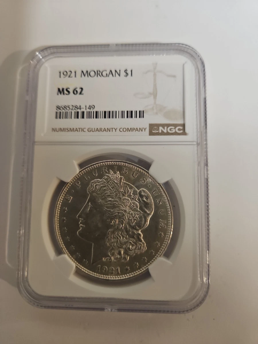 MS 62 Graded 1921 Year Morgan US Dollars (1878-1921) for sale | eBay