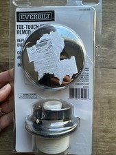Bath Toe-Touch Drain Remodel Kit in Chrome
