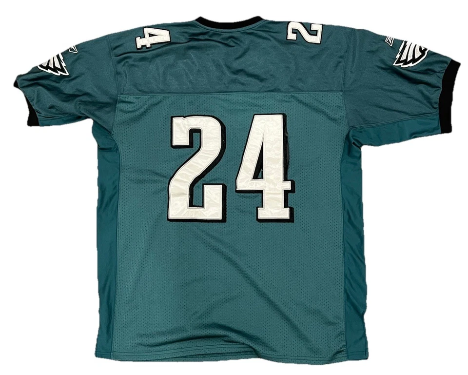Camiseta de fútbol americano Nnamdi Asomugha #24 Philadelphia Eagles NFL Reebok para hombre talla 54 Foto 2 de 4