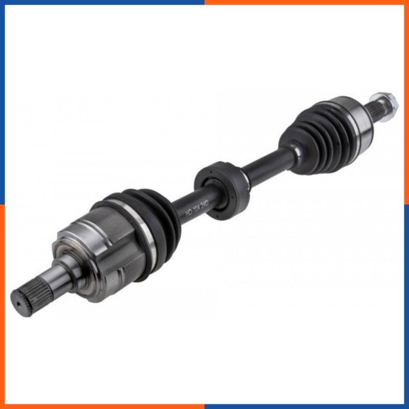 Demi-arbre de transmission gauche MTM en acier forgé de précision pour Honda