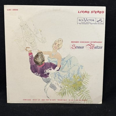 RCA Living Stereo LSC-2500 STRAUSS Waltzes REINER - ST LP WD 1961