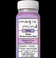 Magic Mind Sleep Shot – Relaxing Night-Time Herbal Blend | 60ML Bottle