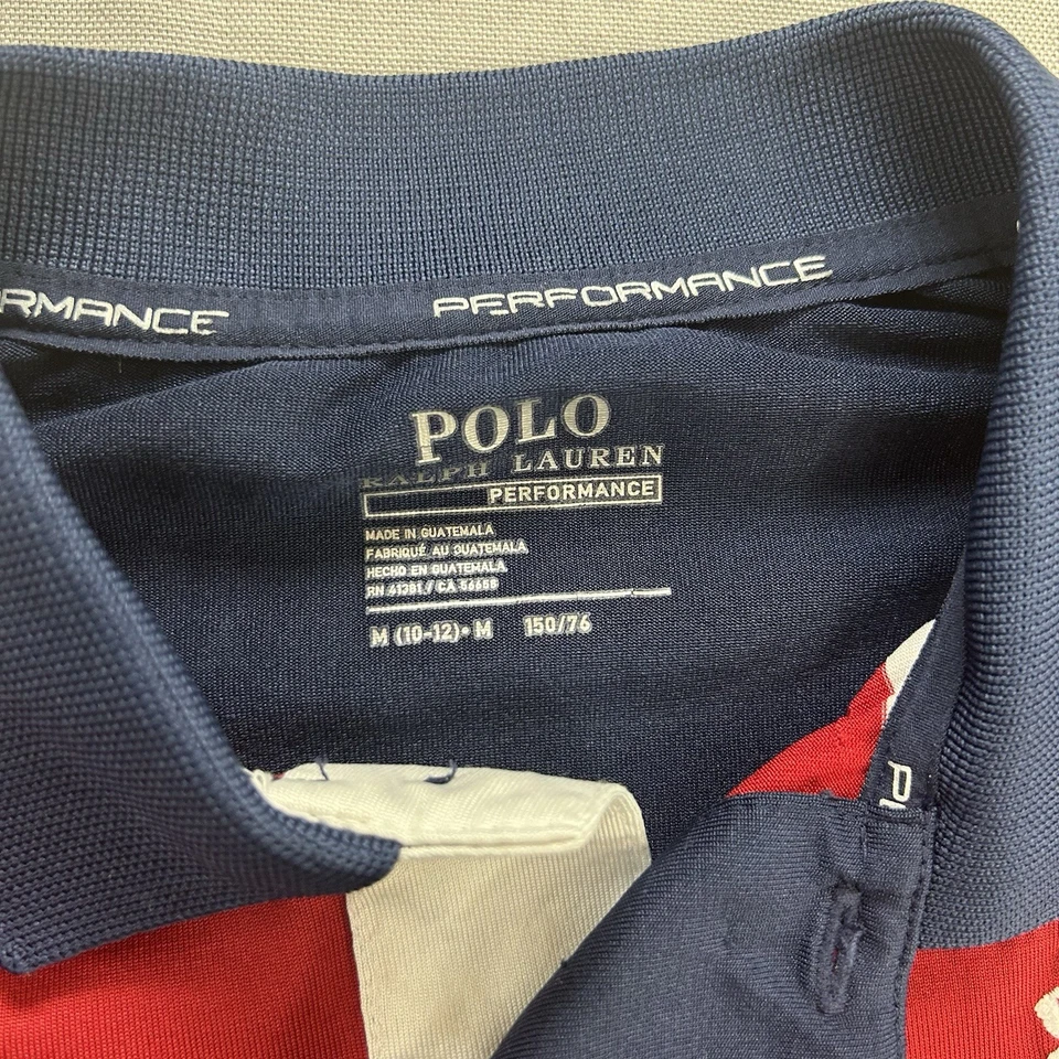 Polo Ralph Lauren Shirt Youth XL Blue Performance Golf Polo Featherweight Preppy - Image 3 of 4