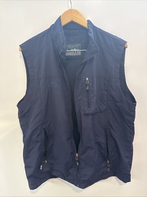 Sela Outdoor Sports Mens Blue Water, Snow, & Wind Resistant Vest Size Large