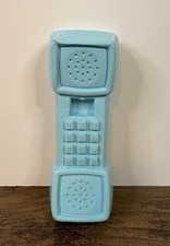 Vintage Fisher Price Fun with Food 7  Blue Kitchen Phone Replacement Molded